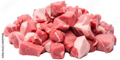 Isolated Meaty Goodness - Fresh Cuts for Culinary Masterpieces