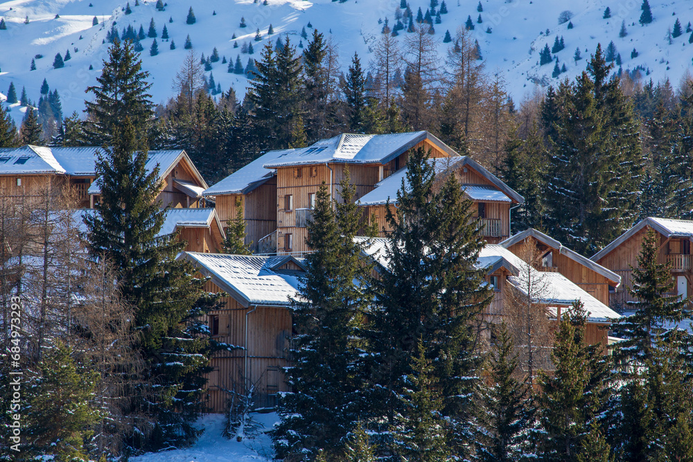 house in the mountains