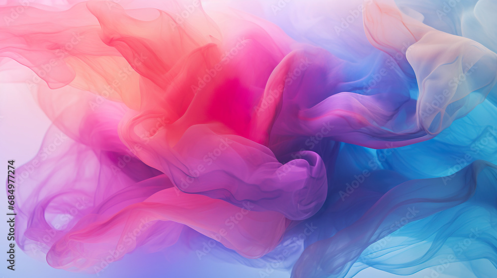 Obraz premium AI generated abstract colorful fluid background