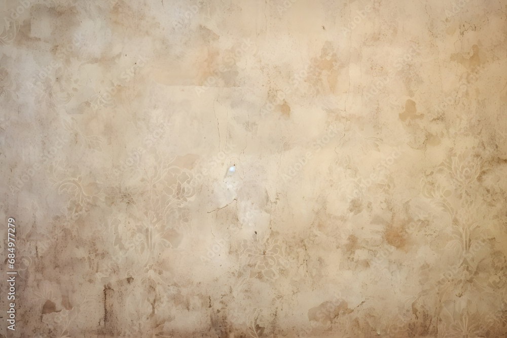  Old wallpaper on the wall. Old wallpaper for texture or background. generative ai. - obrazy, fototapety, plakaty 