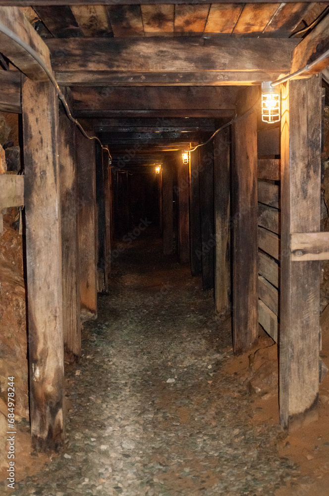 The Reed Gold Mine State Historic Site in Cabarrus County, North Carolina