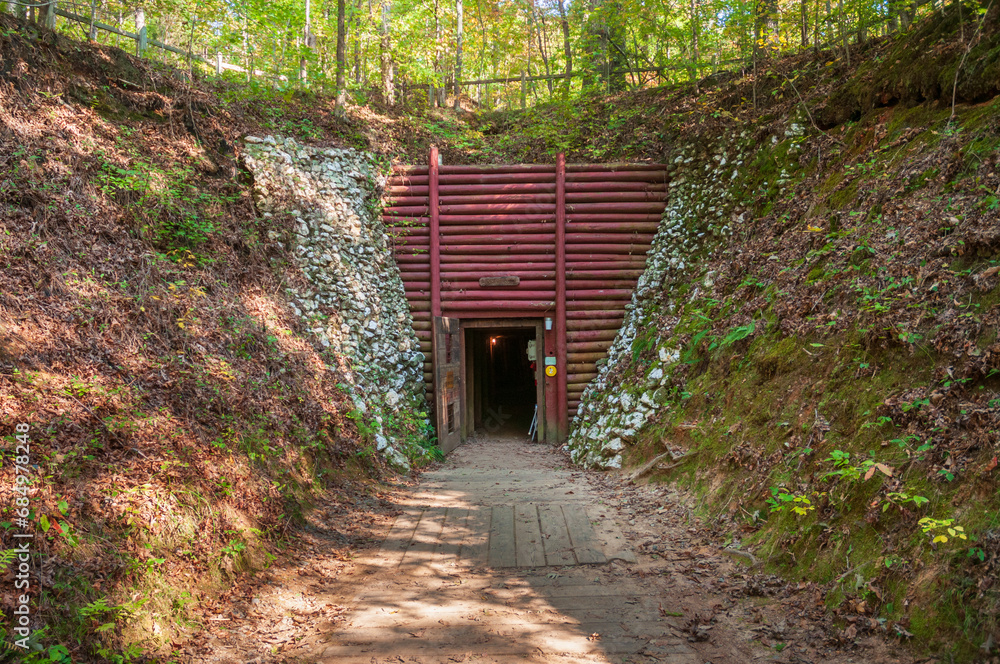 The Reed Gold Mine State Historic Site in Cabarrus County, North Carolina