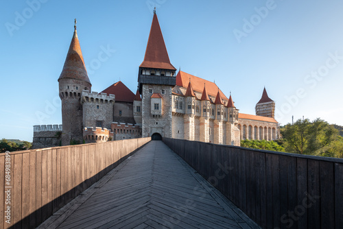 Hunyad Castle / Corvin Castle in Hunedoara, Romania photo