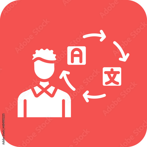 Freelance Translator Icon Style