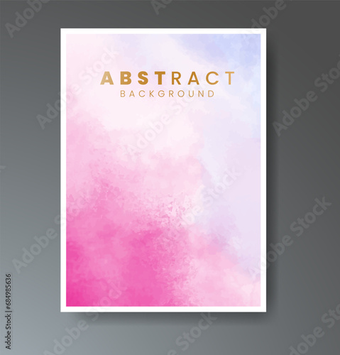 Set of creative hand painted abstract watercolor background. Design for your cover  date  postcard  banner  logo.