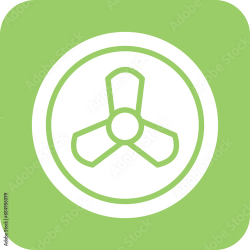 Radiation Icon Style
