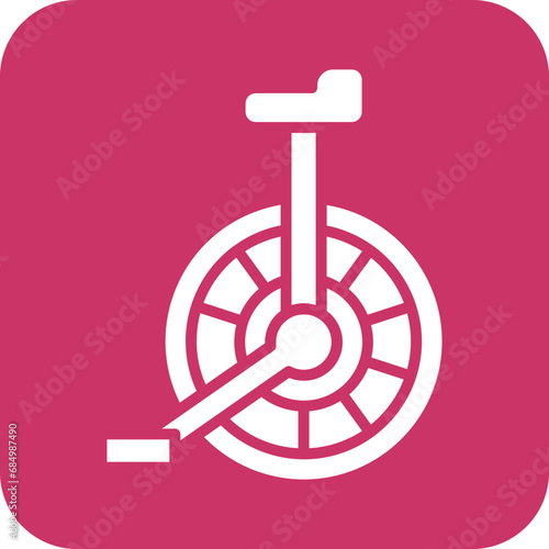 Unicycle Icon Style