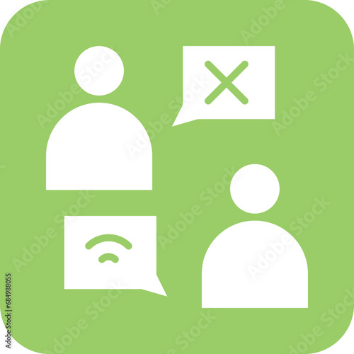 Digital Divide Icon Style