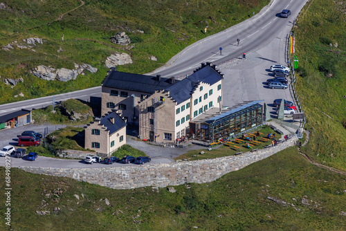 Glocknerhaus, Berggasthof, Sektion Klagenfurt, ÖAV, Großglockner-Hochalpenstraße