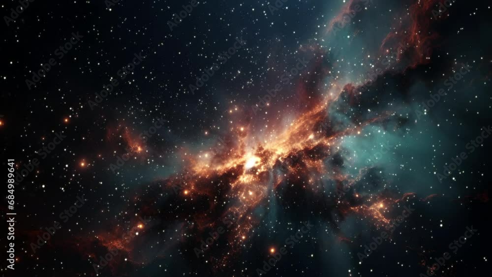 Moving through nebula, space animation. Colorful space as countless stars glide through the cosmic expanse, capturing the essence of space travel and the vast wonders of the universe. Moving through nebula, space animation. Colorful space as countless stars glide through the cosmic expanse, capturing the essence of space travel and the vast wonders of the universe.