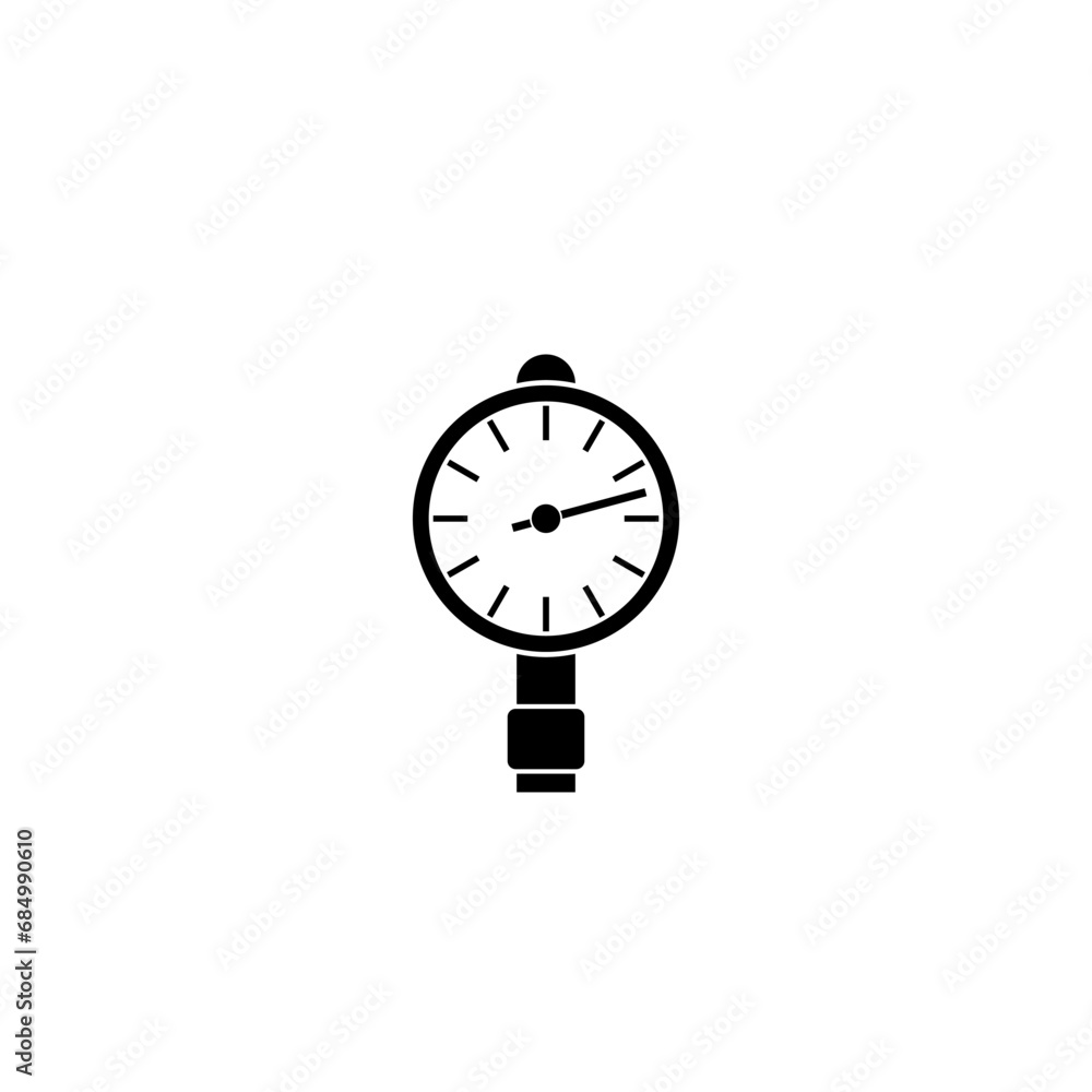 Tire pressure gauge icon. Manometer, pressure gauge icon isolated on white background Tire pressure gauge icon. Manometer, pressure gauge icon isolated on white background