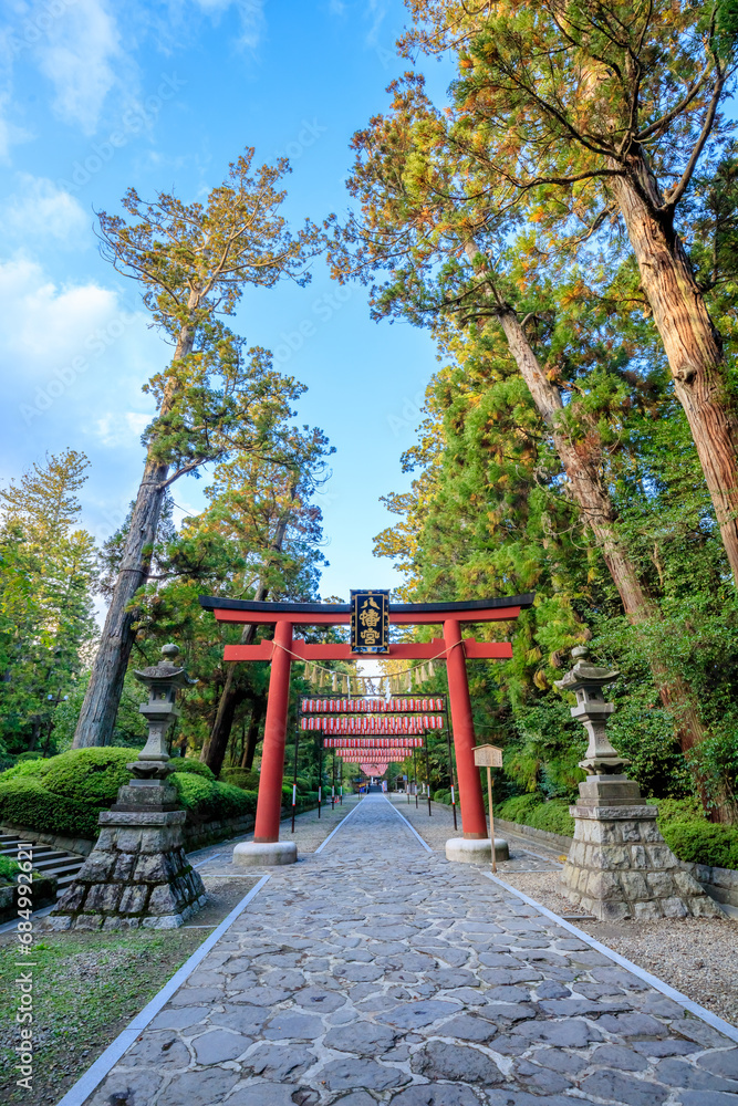 初秋の大崎八幡宮　宮城県仙台市　Osaki Hachimangu Shrine in early autumn. Miyagi Pref,Sendai City.