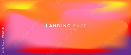 Abstract gradient background vector. Dynamic shapes composition with geometric and fluid shapes design for landing page, website,cover, ads and banner background. 