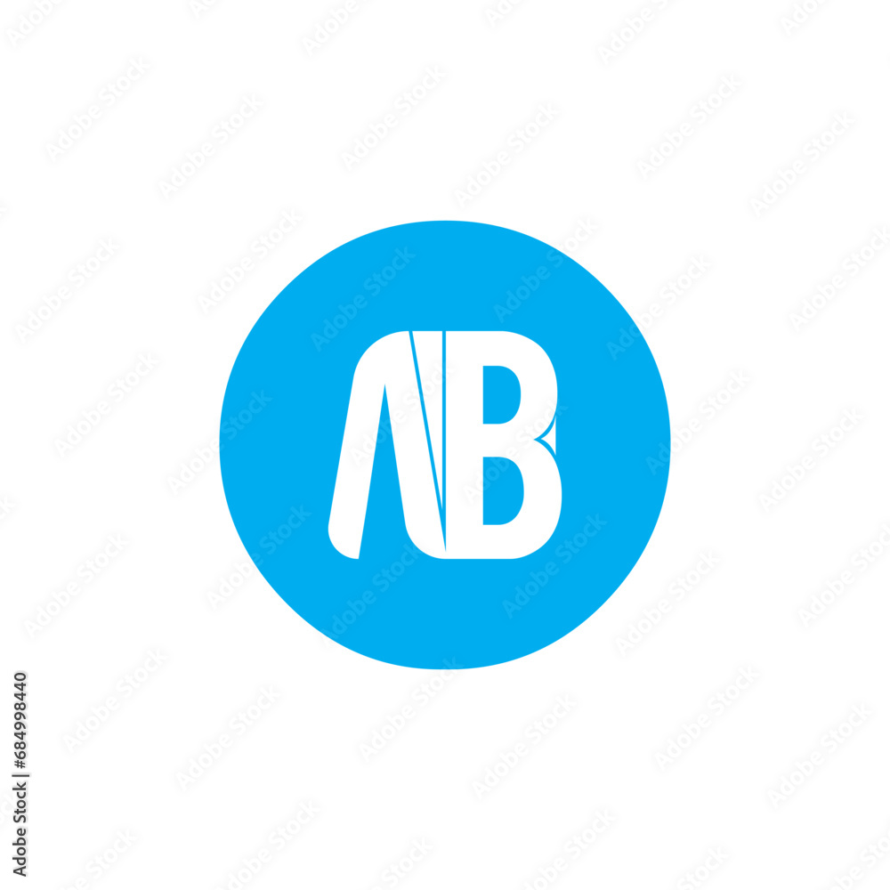 AB Letter logo Design Template Vector. Modern letters A B, A&B Alphabet icon AB Letter logo Design Template Vector. Modern letters A B, A&B Alphabet icon
