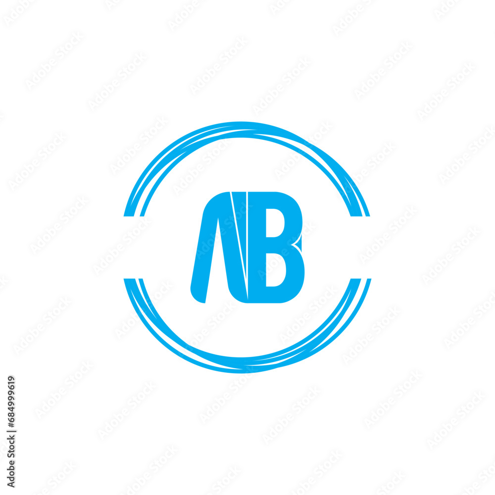 AB Letter logo Design Template Vector. Modern letters A B, A&B Alphabet icon AB Letter logo Design Template Vector. Modern letters A B, A&B Alphabet icon