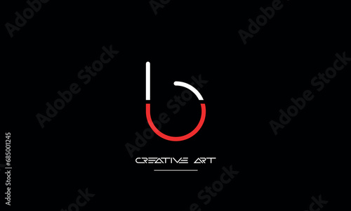 BU, UB, B, U abstract letters logo monogram