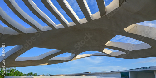 Beautiful futuristic structure photo
