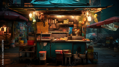 Street food restaurant © chawitar