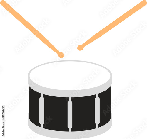 ドラムとドラムスティック