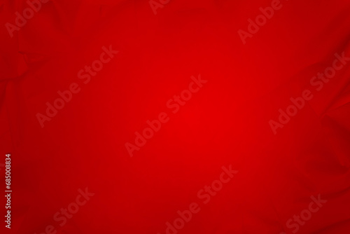 Red fabric textile texture background texturewave soft Wrinkles from satin, silk and cotton photo
