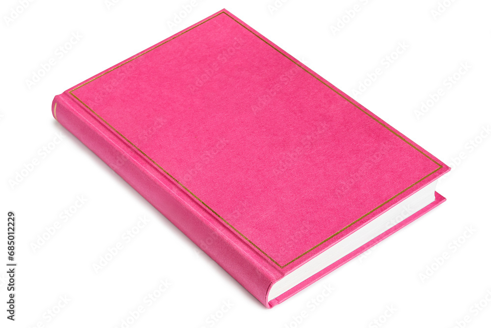 Fototapeta premium Pink book isolated