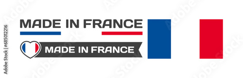 Made in France icons. National flag of France in the shape of a square, heart. Made in France national flag. Vector icons Free Download Made in France icons. National flag of France in the shape of a square, heart. Made in France national flag. Vector icons - GFXLoad