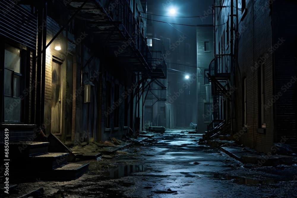 Fototapeta premium Alley wallpaper