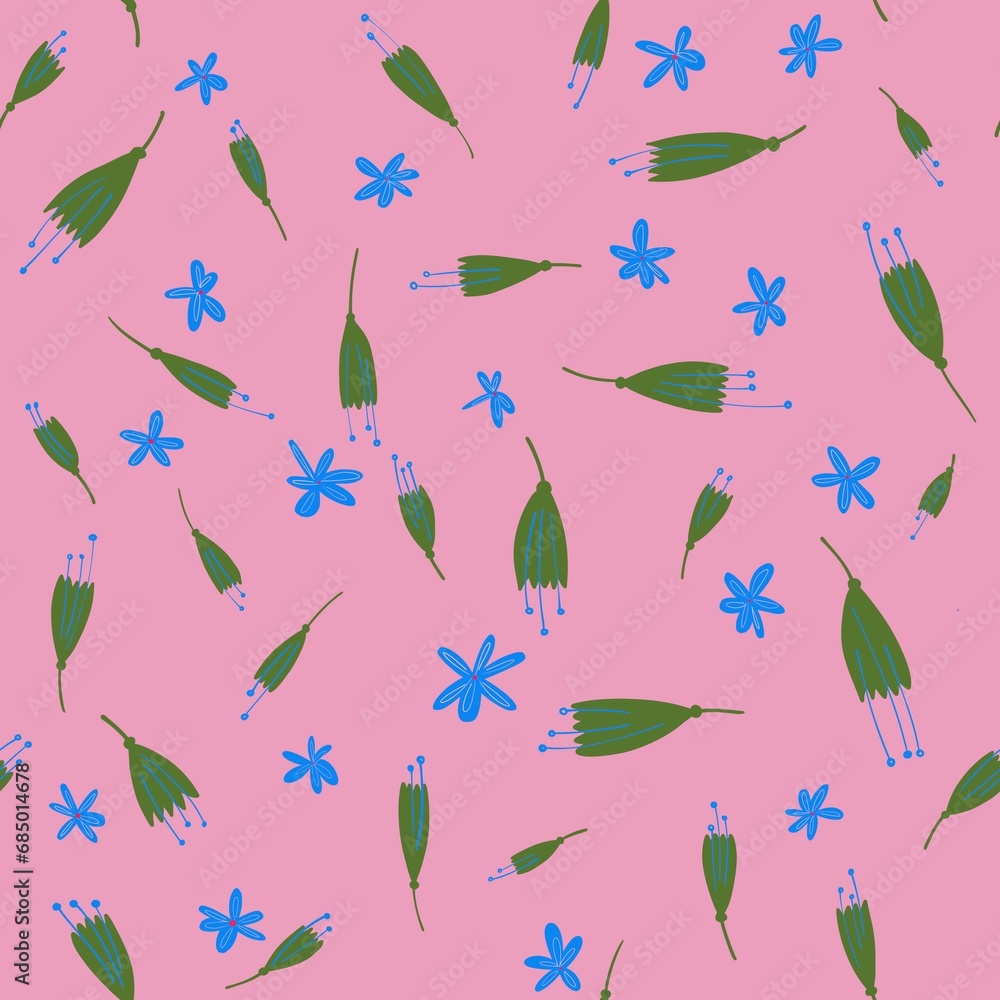 seamless pattern with flowers seamless pattern with flowers