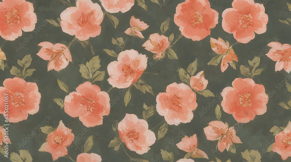 Flower Oil Painting Background Wallpaper Poster Flower Oil Painting Background Wallpaper Poster