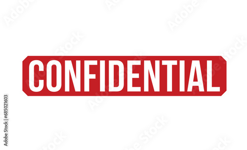 confidential stamp red rubber stamp on white background. confidential stamp sign. confidential stamp.