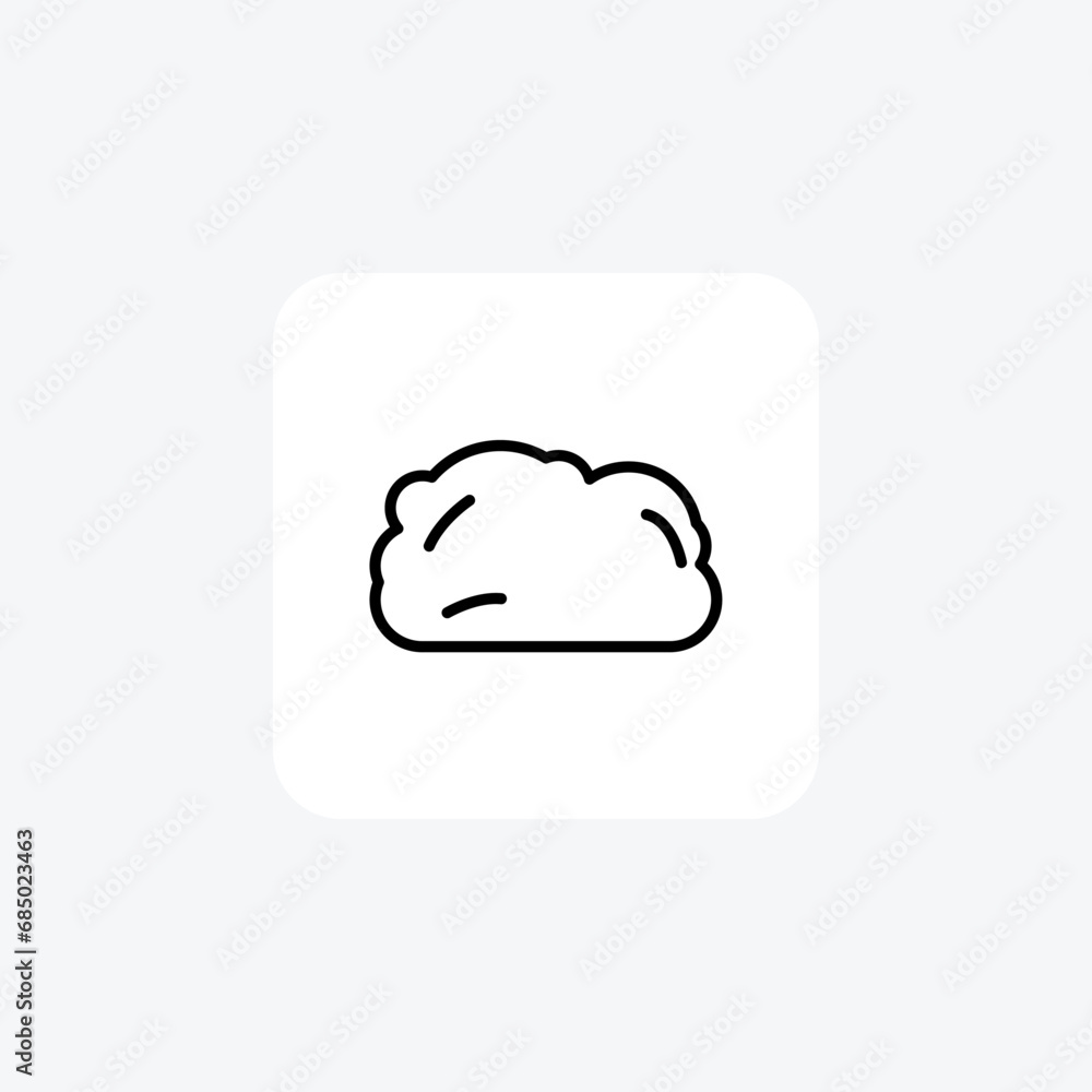 Cloud, Atmosphere, Weather, Line Icon, Outline icon, vector icon, pixel perfect icon Cloud, Atmosphere, Weather, Line Icon, Outline icon, vector icon, pixel perfect icon