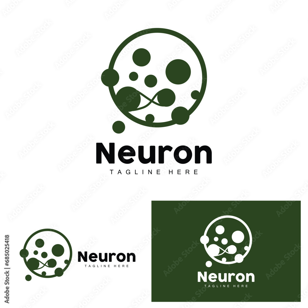 Neuron Logo Design Health Illustration DNA Molecule Nerve Cell Abstract Simple Illustration Neuron Logo Design Health Illustration DNA Molecule Nerve Cell Abstract Simple Illustration