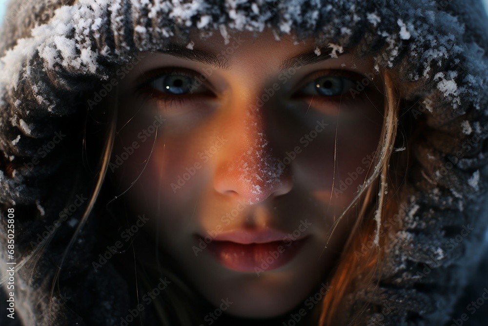 Abstract background texture depicting with a Snow girl. Abstract background texture depicting with a Snow girl.