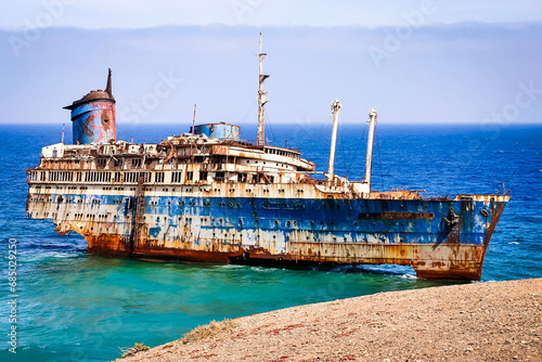 Das Wrack der American Star im Jahr 2005