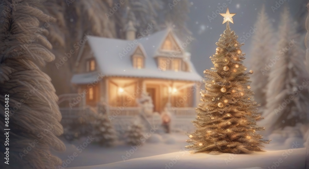Christmas, Christmas and Happy New Year Background Template