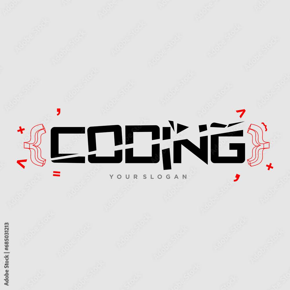 logo coding vector,programmer logo icon, technology, symbol code logo ...