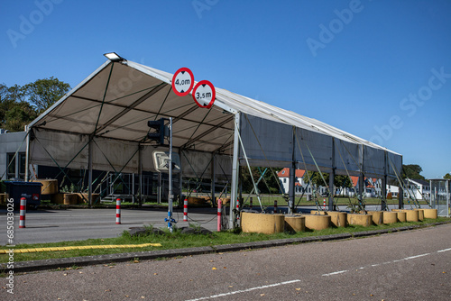 Border between Germany and Denmark near Flensburg photo