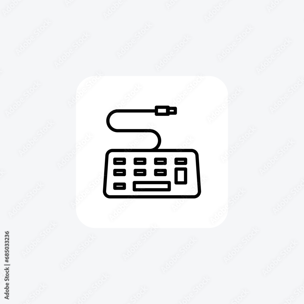Keyboard, Typing, Input Device,Line Icon, Outline icon, vector icon, pixel perfect icon Keyboard, Typing, Input Device,Line Icon, Outline icon, vector icon, pixel perfect icon