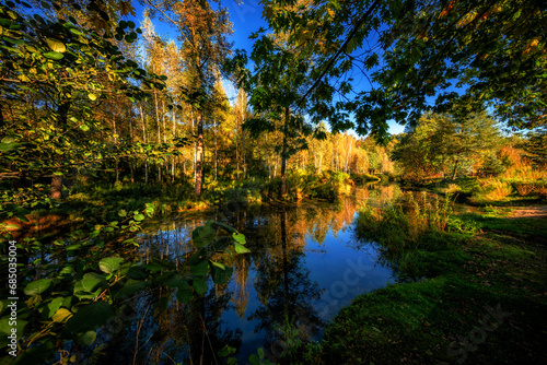 Krajobraz Góry Świętokrzyskie  Wiosna i jesień Poland © Leszek