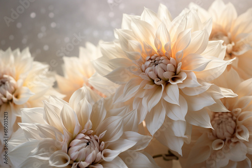 Dahlia flower delicate background