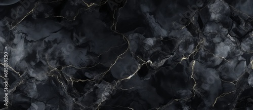black marble stone texture seamless wallpaper or background photo