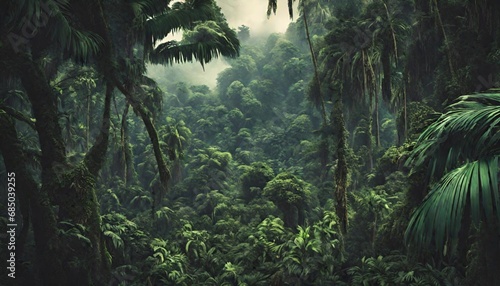 Deep tropical jungles. ©    Laiba Rana