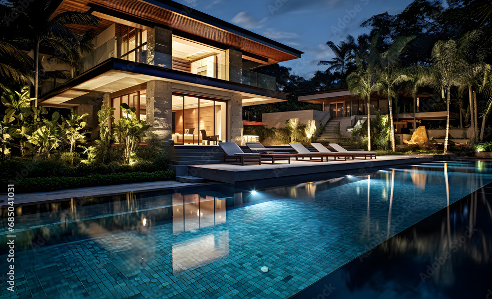 Luxury residence with swimming pool