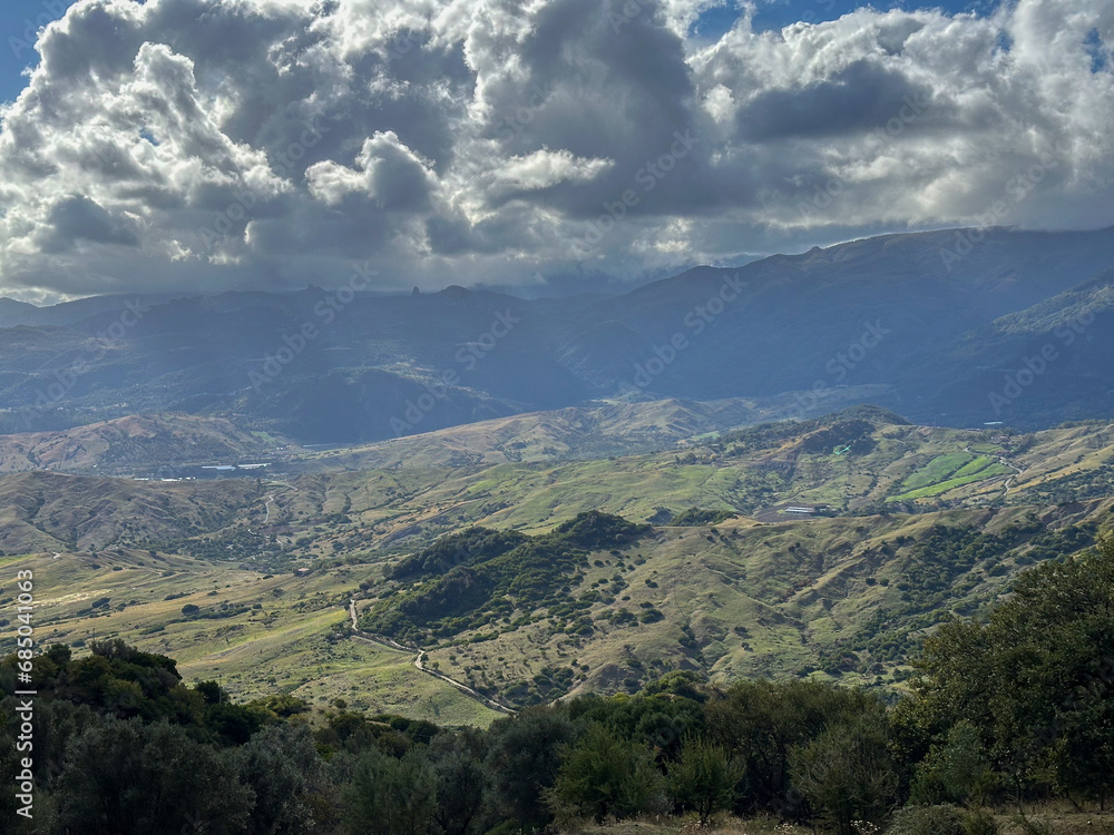 Panoramic view of the Aspromonte national park Panoramic view of the Aspromonte national park