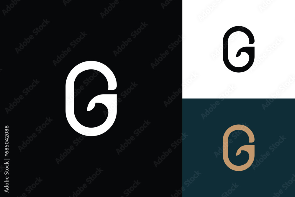 letter g monogram vector logo design letter g monogram vector logo design