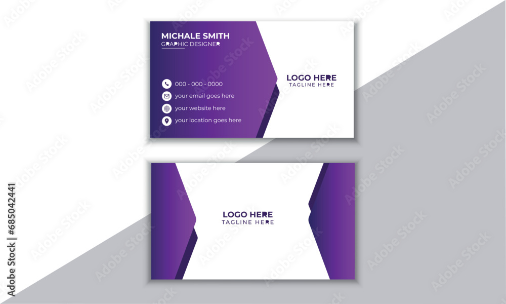 Business Card Design Template. Business Card Design Template.