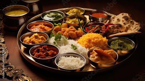 n india indian food rajasthani illustration background thali, cuisine curry, naan biryani n india indian food rajasthani photo