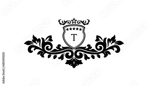 Luxury Wing Leaves Logo T