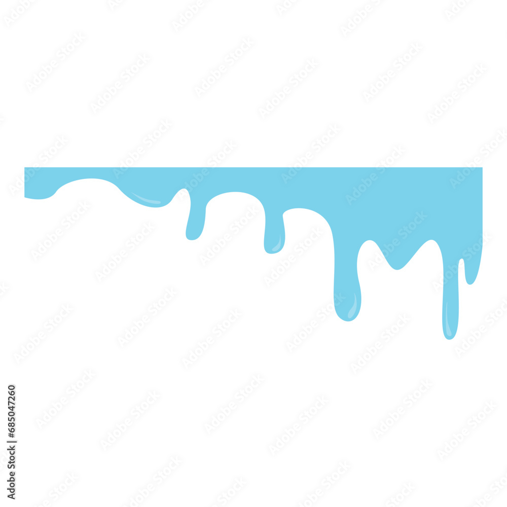 Dripping Liquid Vector