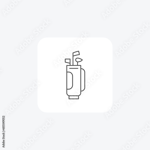 Golf Club, Golfing Haven, Luxurious, Tranquil, thin line icon, grey outline icon, pixel perfect icon